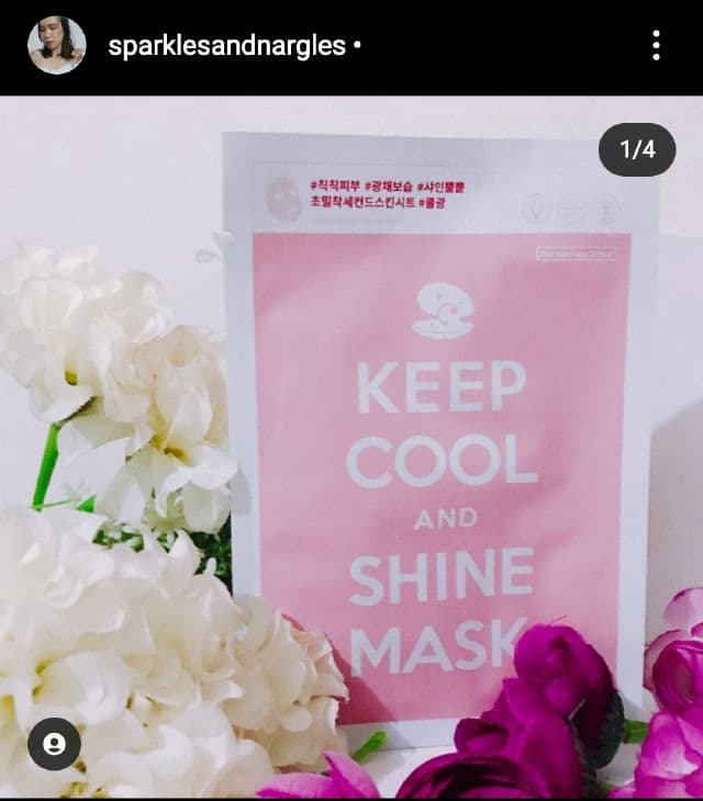 Keep Cool Keep Cool and Let Shine Intensive Whitening Second Skin Mask review photo by sparklesandnargles