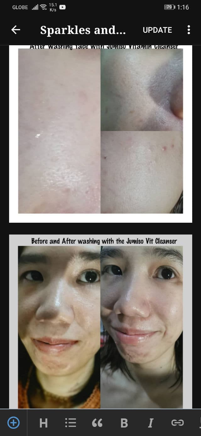 Jumiso All Day Vitamin Clean & Mild Facial Cleanser review photo by sparklesandnargles