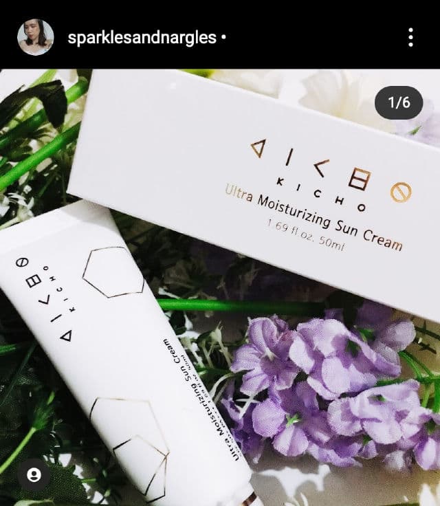 Kicho Ultra Moisturizing Sun Cream SPF 50+ PA+++ review photo by sparklesandnargles