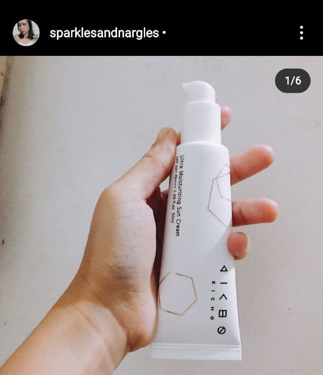 Kicho Ultra Moisturizing Sun Cream SPF 50+ PA+++ review photo by sparklesandnargles
