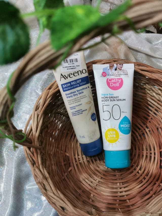 Cathy Doll Aqua Sun Non Greasy Body Sun Serum SPF50 review photo by sparklesandnargles