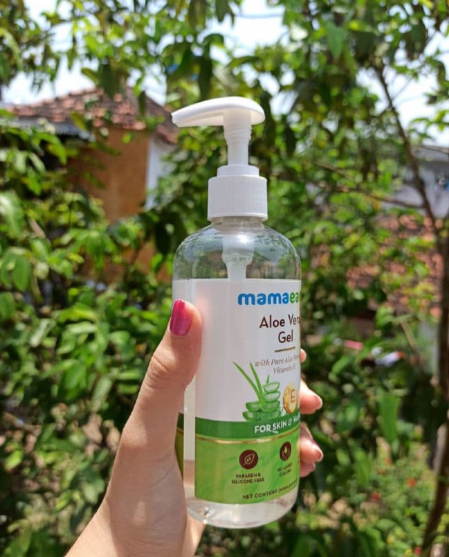 Mamaearth Aloe Vera Gel review photo by skincareinfluencer03