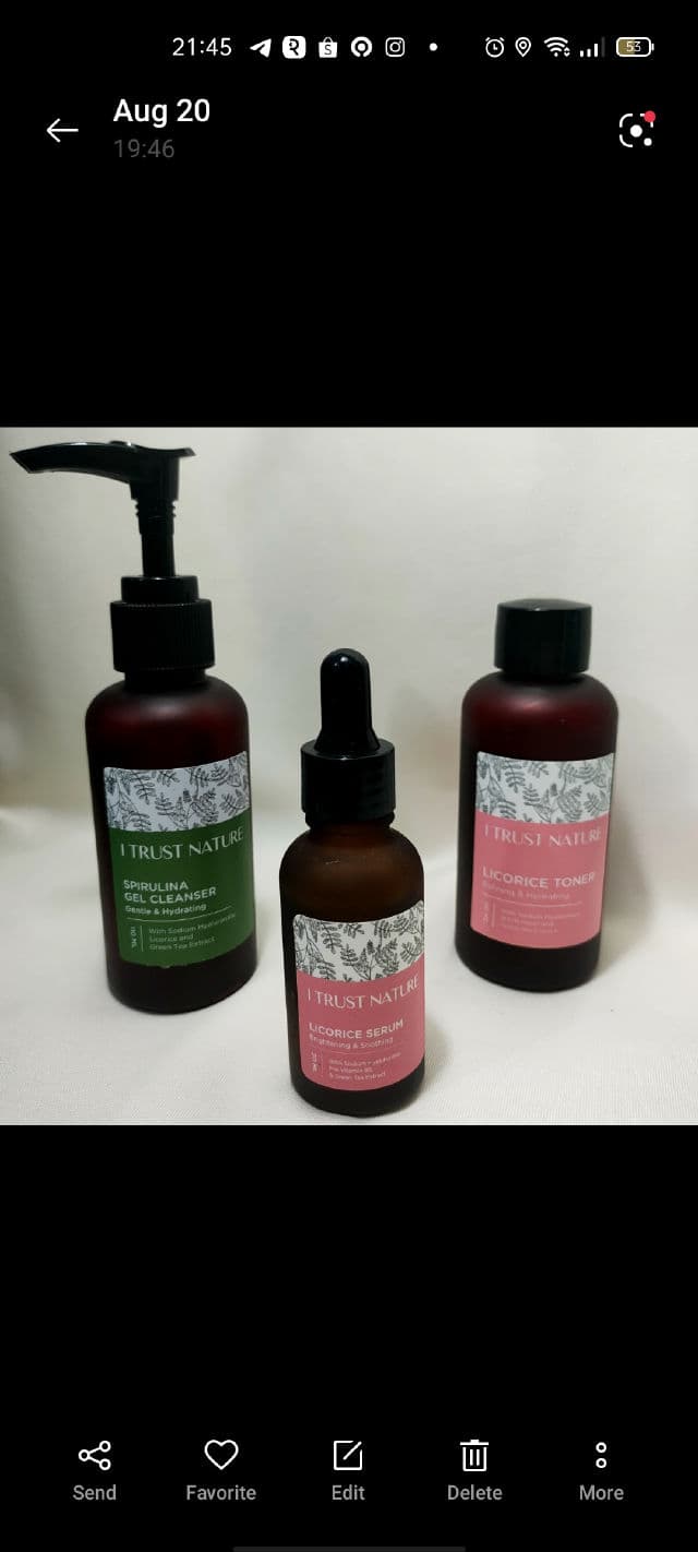 I Trust Nature Spirulina Gel Cleanser review photo by steffaniyan
