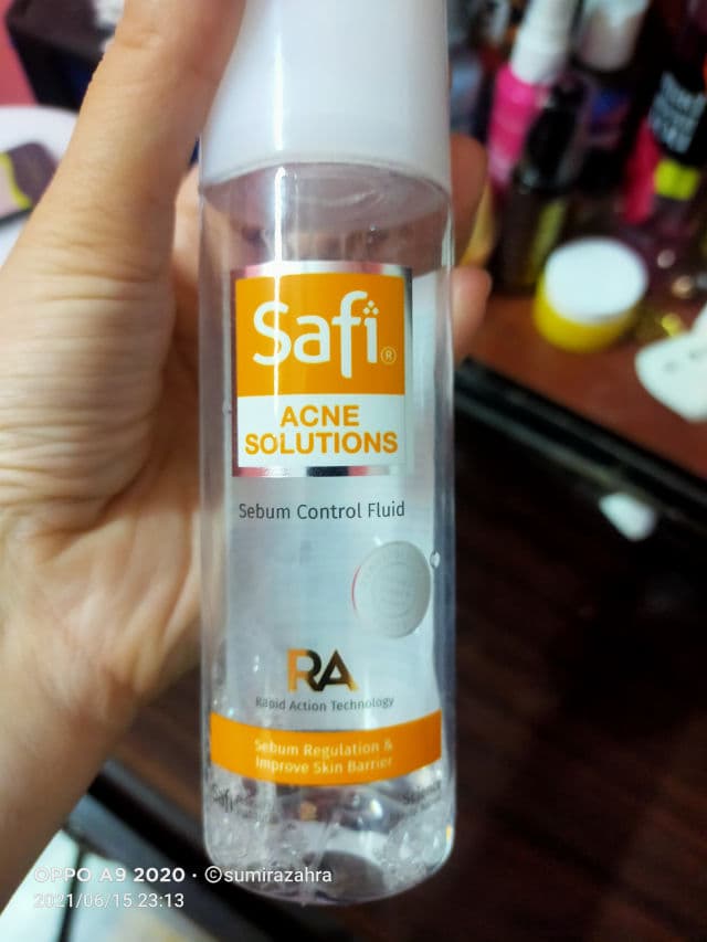 Safi Acne Solution Sebum Control Fluid review photo by sunnyyourdays