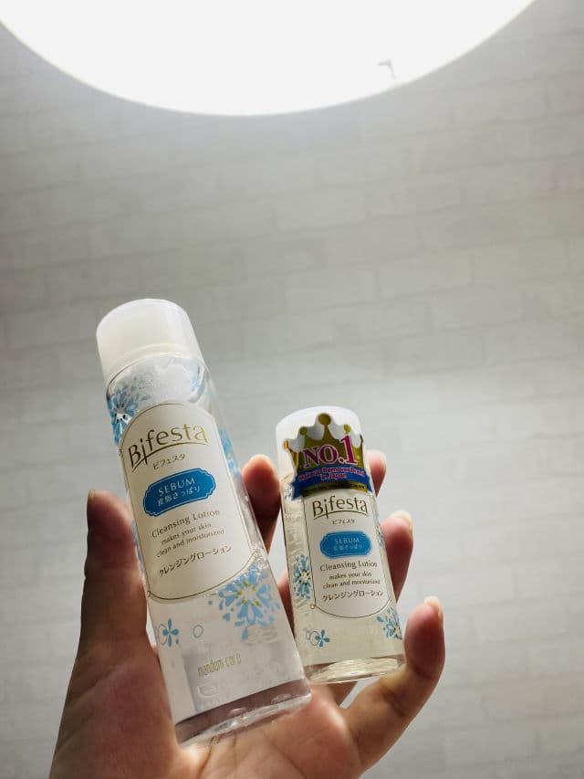 Bifesta Cleansing Lotion Sebum review photo by freshmochiskin