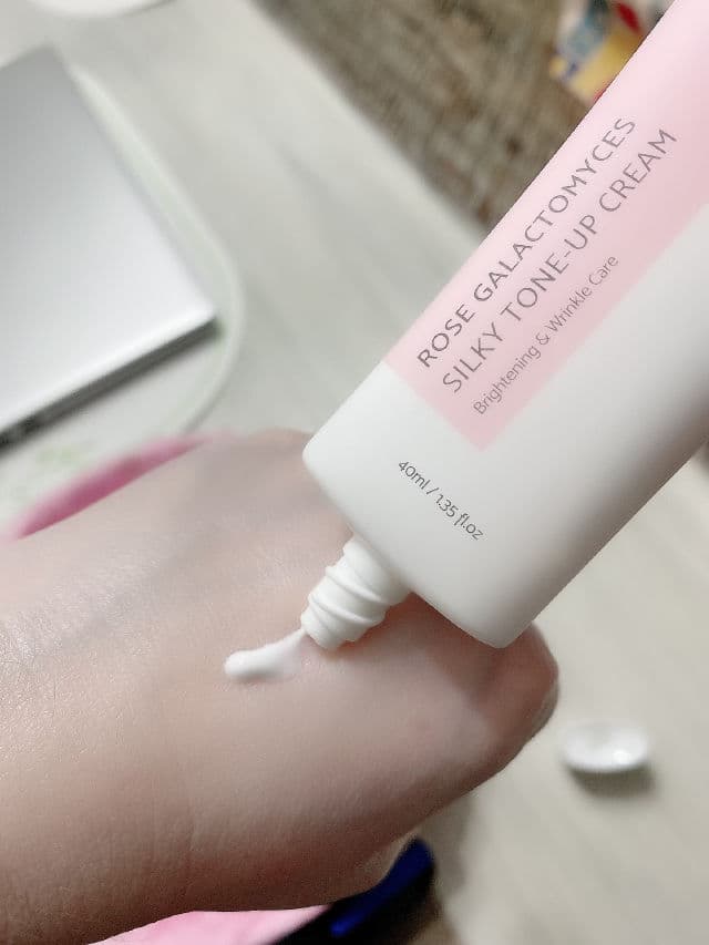 Iunik Rose Galactomyces Silky Tone Up Cream review photo by freshmochiskin