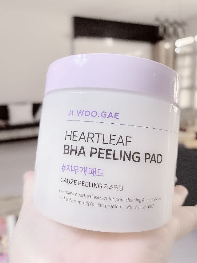 CELIMAX Jiwoogae Heartleaf BHA Peeling Pad review photo by freshmochiskin