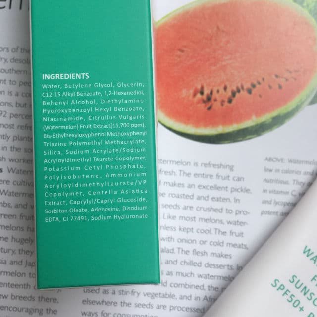 Bellflower Watermelon Fresh Sunscreen SPF50+/PA++++ review photo by teachew