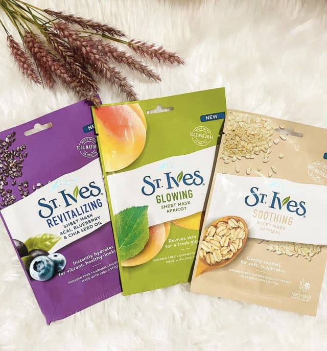 St. Ives Revitalizing Acai, Blueberry & Chia Seed Oil Sheet Mask review photo by thatsellengayle
