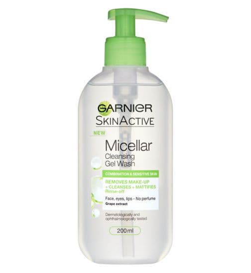 Garnier Micellar Cleansing Gel Wash For Combination Skin review photo by theartofskincarett