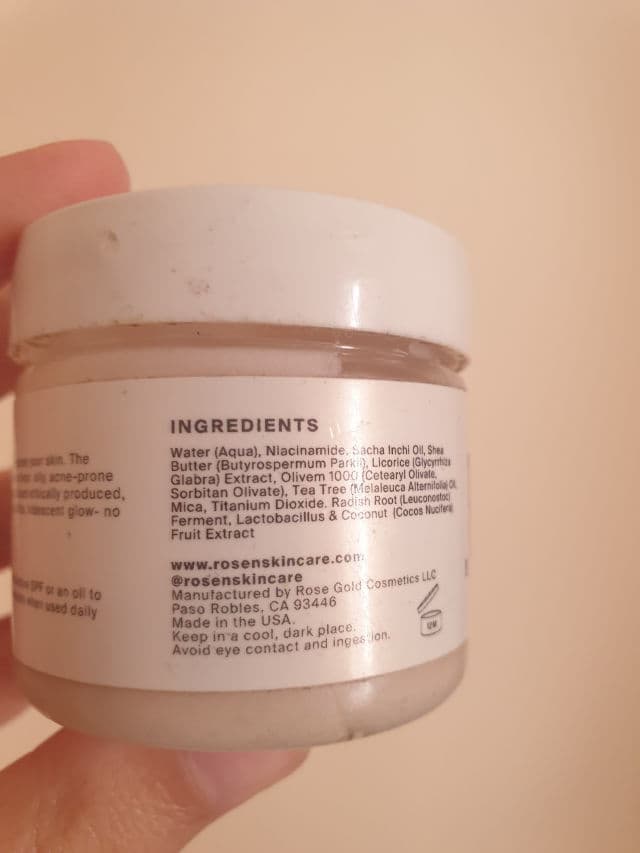 ROSEN Skincare Moonlight Moisturizer review photo by thecurlymess