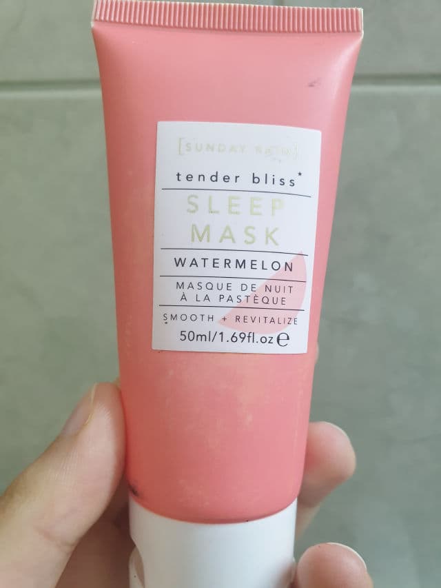 Sunday Rain Watermelon Sleep Mask review photo by thecurlymess