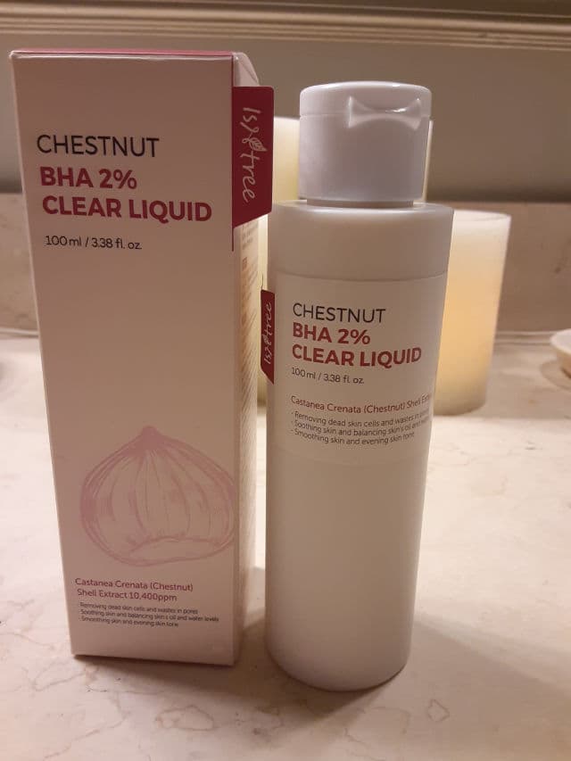 ISNTREE Chestnut BHA 2% Clear Liquid review photo by theskinilivein