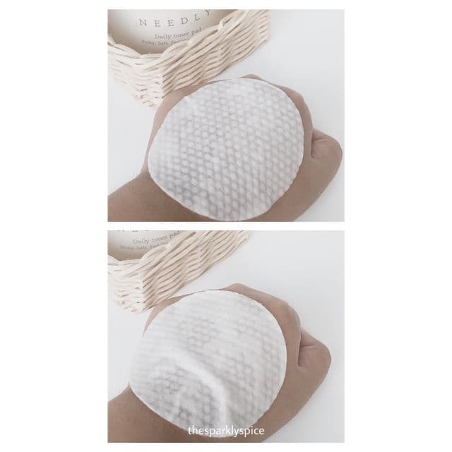 Needly Daily Toner Pad review photo by thesparklyspice