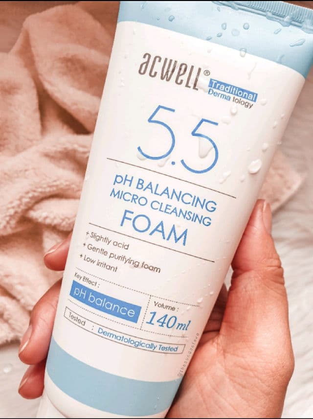 ACWELL No 5.5 pH Balancing Micro Cleansing Foam review photo by thesundaefave