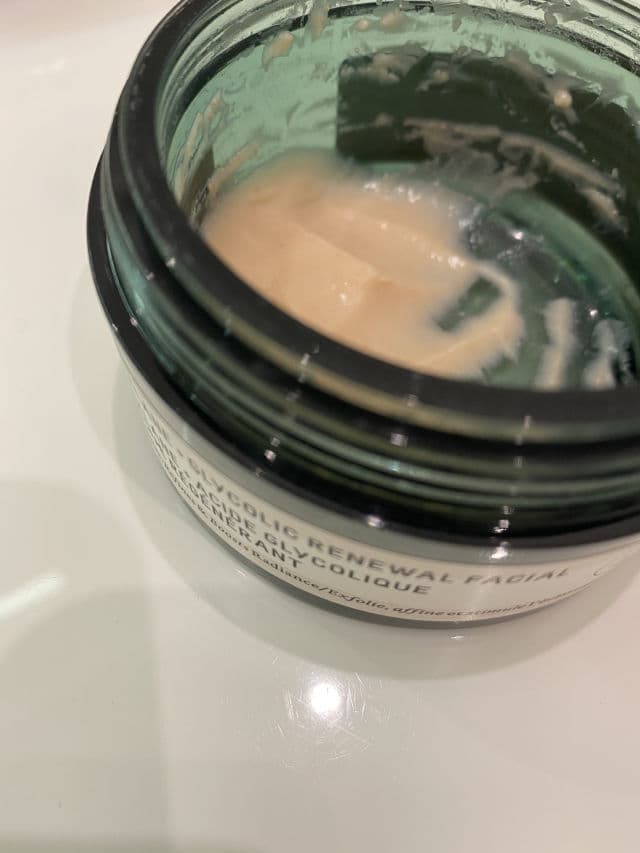 Biossance Squalane + Glycolic Renewal Facial Mask review photo by theteenagewitch