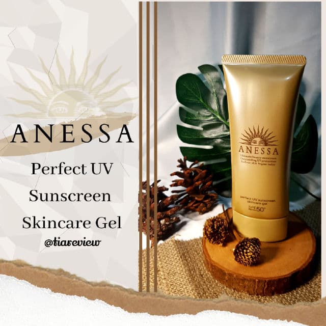 Shiseido Anessa Perfect UV Sunscreen Skincare Gel SPF50+ PA++++ review photo by tiareview