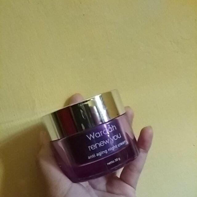 Wardah Renew You Anti Aging Night Cream review photo by tikasoviyani