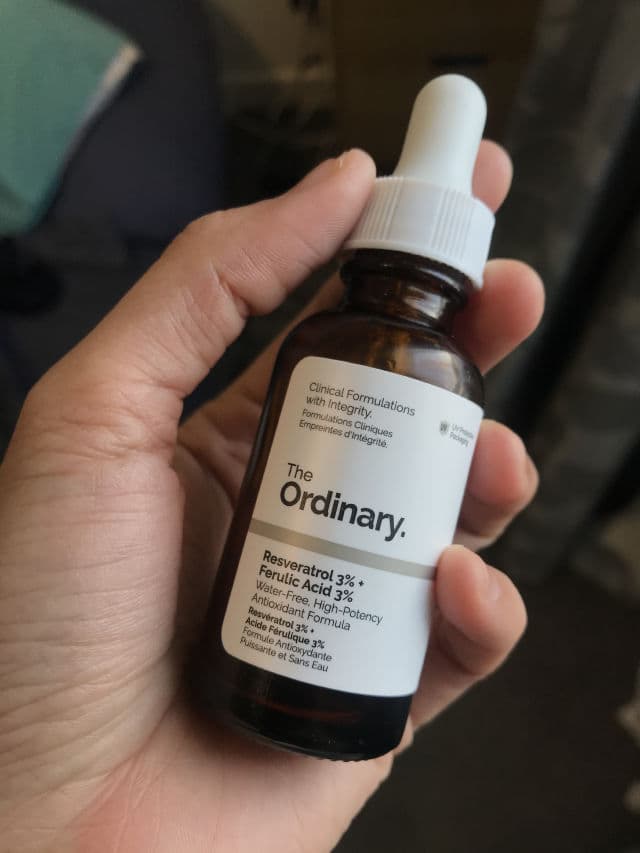 The Ordinary Resveratrol 3% + Ferulic Acid 3% review photo by Ruthieandskincare