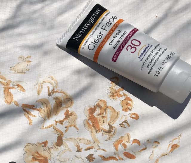 Neutrogena Clear Face Liquid Lotion Sunscreen Broad Spectrum SPF 30 review photo by transepidermaltrish