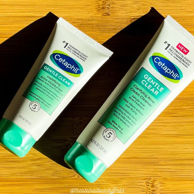Cetaphil Gentle Clear Clarifying Acne Cream Cleanser review photo by treasuredbeautyfinds