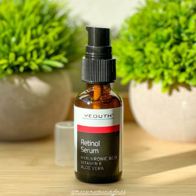 YEOUTH Retinol 2.5% Serum review photo by treasuredbeautyfinds
