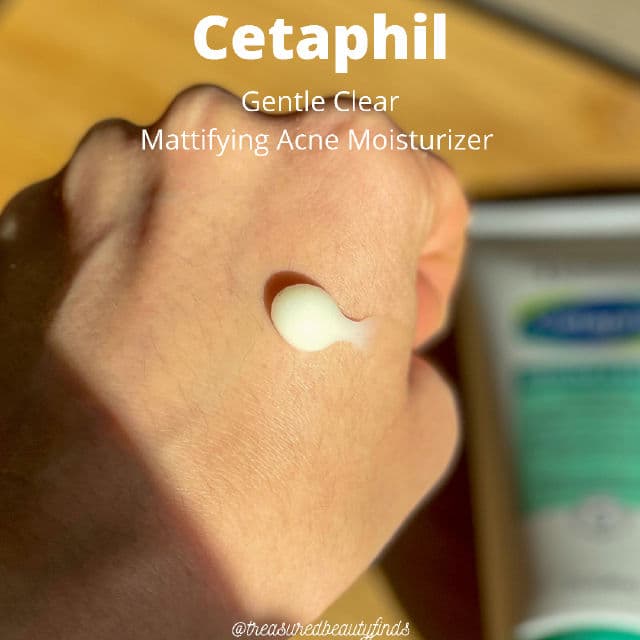 Cetaphil Gentle Clear Mattifying Acne Moisturizer review photo by treasuredbeautyfinds
