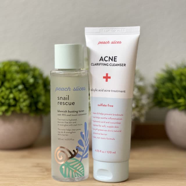 Peach Slices Acne Clarifying Cleanser review photo by treasuredbeautyfinds