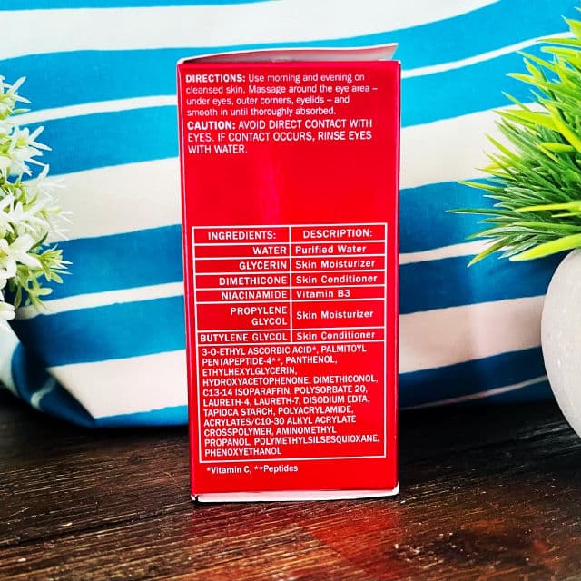 Olay Vitamin C + Peptide 24 Brightening Eye Cream Fragrance-Free review photo by treasuredbeautyfinds