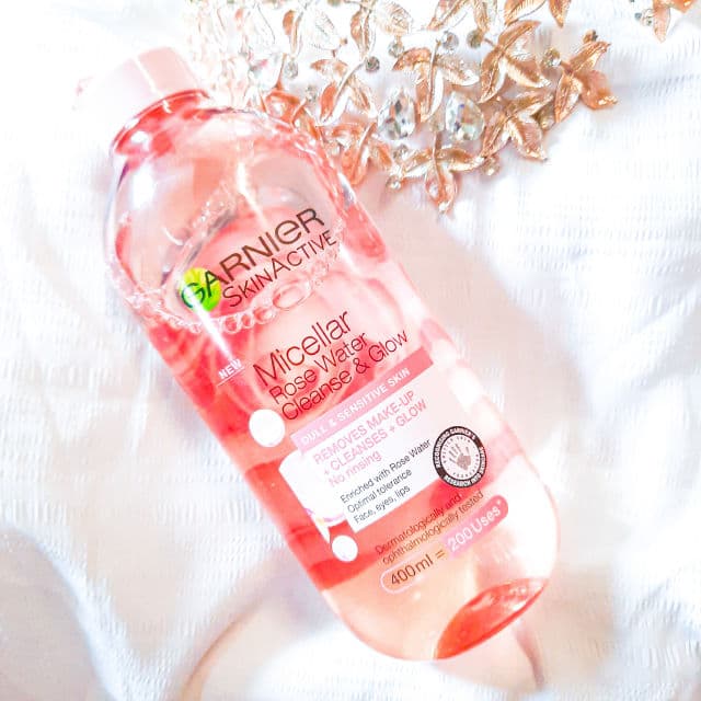 Garnier Micellar Rose Water Cleanse & Glow review photo by umslimoon