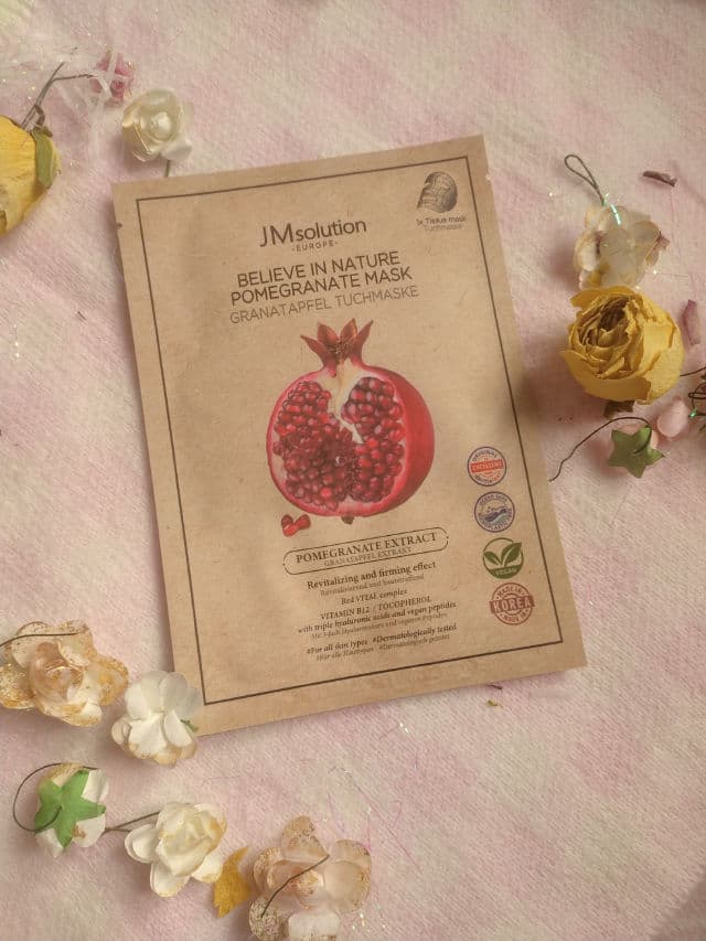 JMsolution Believe In Nature Pomegranate Mask review photo by unikitty