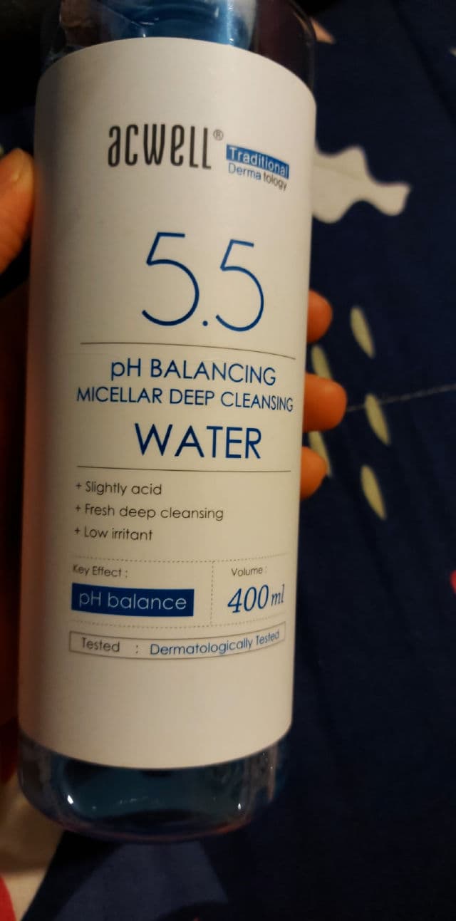 ACWELL 5.5 pH Balancing Micellar Deep Cleansing Water review photo by valentinaporlachucha