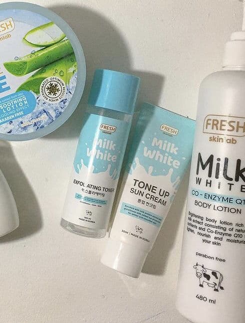 Fresh Skinlab Milk White Tone Up Sun Cream SPF30 review photo by vanessasayson