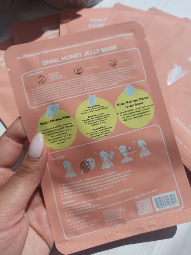 ENS Jin Jung Sung Snail Honey Jelly Mask review photo by vasylyna
