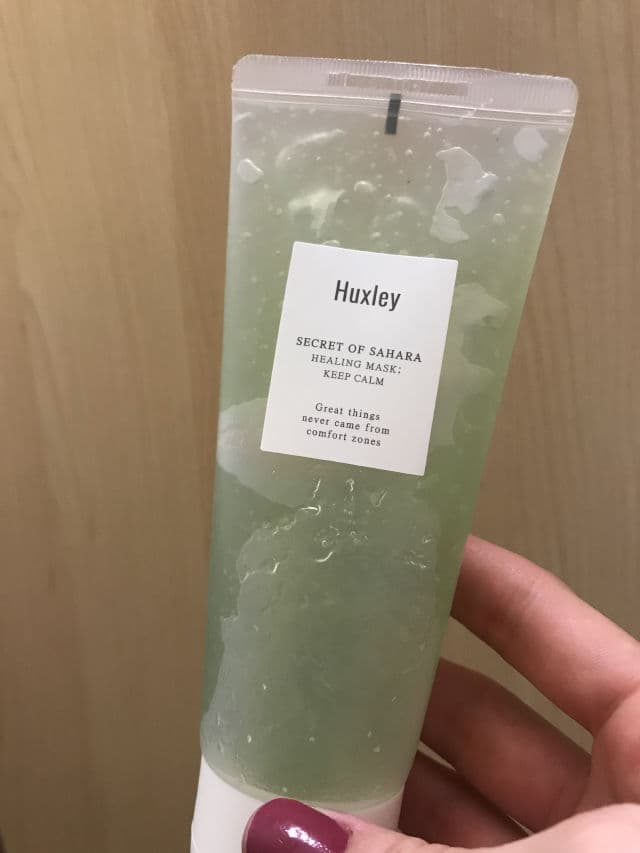 Huxley Keep Calm Healing Mask review photo by venuslovesmakeup