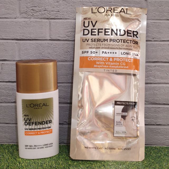 L'Oreal Paris UV Defender UV Serum Protector Correct & Protect SPF50+ / PA++++ review photo by viviwidjaja7