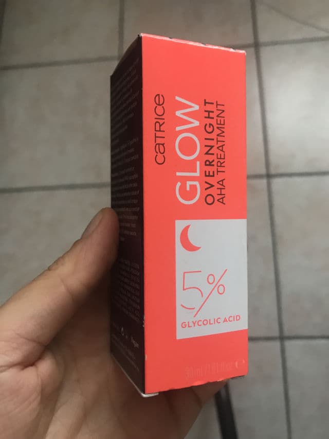 Catrice Glow Overnight AHA Treatment review photo by wenniepegsee