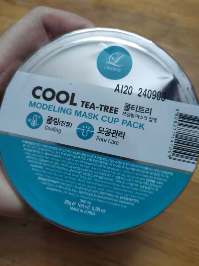 LINDSAY Cool Tea Tree Modeling Mask review photo by wensincc