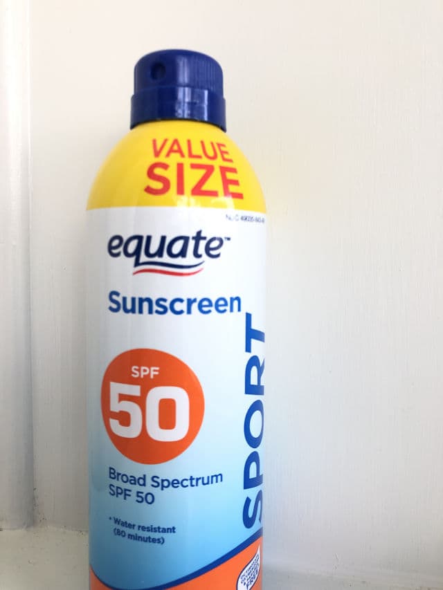 Equate Sport Broad Spectrum Sunscreen SPF 50 review photo by disinclined