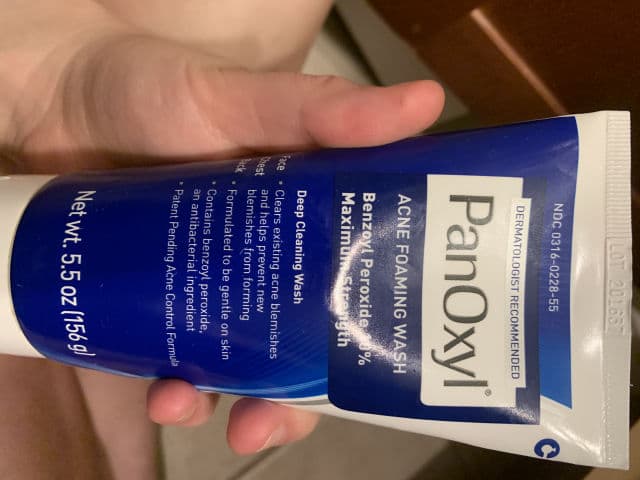 PanOxyl Benzoyl Peroxide 10% Acne Foaming Face Wash review photo by wrenkade