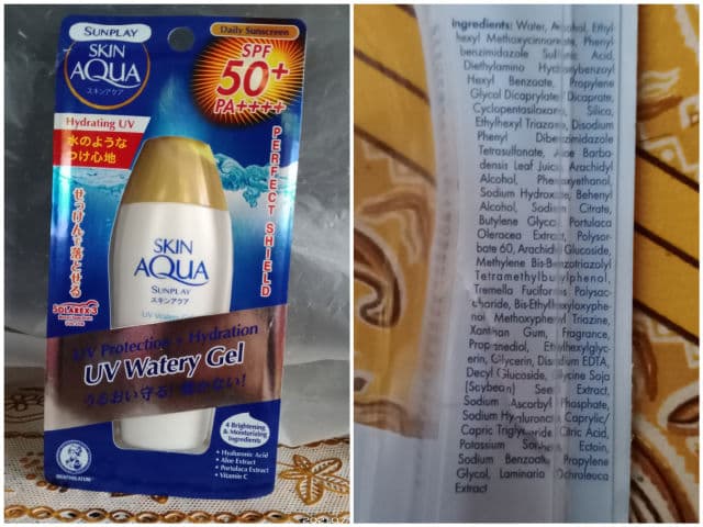 SKIN AQUA Sunplay Skin Aqua UV Watery Gel SPF50+ PA++++ review photo by aleeyalee