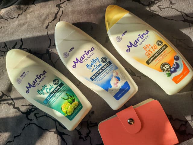 Marina UV White Extra SPF 30 PA++ Anti Pollution Yoghurt & Acai Berry review photo by yasintanurlailaa