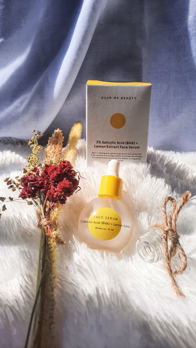 Dear Me Beauty 2% Salicylic Acid (BHA) + Lemon Extract Face Serum review photo by yasintanurlailaa