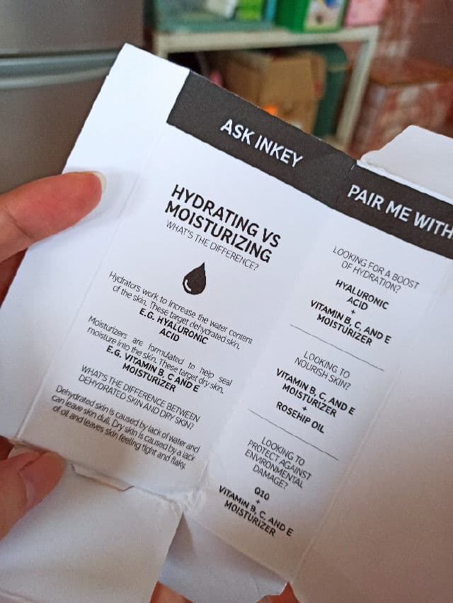 The Inkey List Vitamin B, C & E Moisturiser review photo by yhumijavier