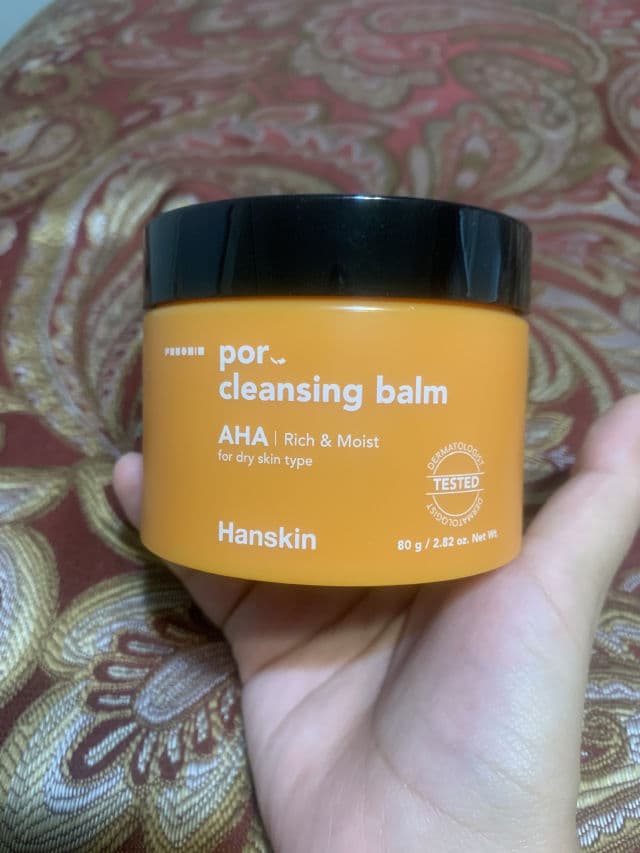 HANSKIN Pore Cleansing Balm - AHA review photo by Yinlunaa