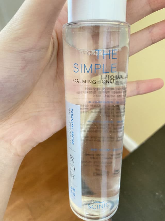 SCINIC The Simple Calming Toner pH 5.5 review photo by yueong