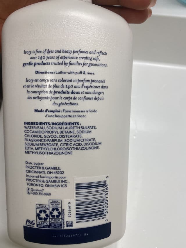 Ivory Clean Body Wash - Original review photo by zoemona
