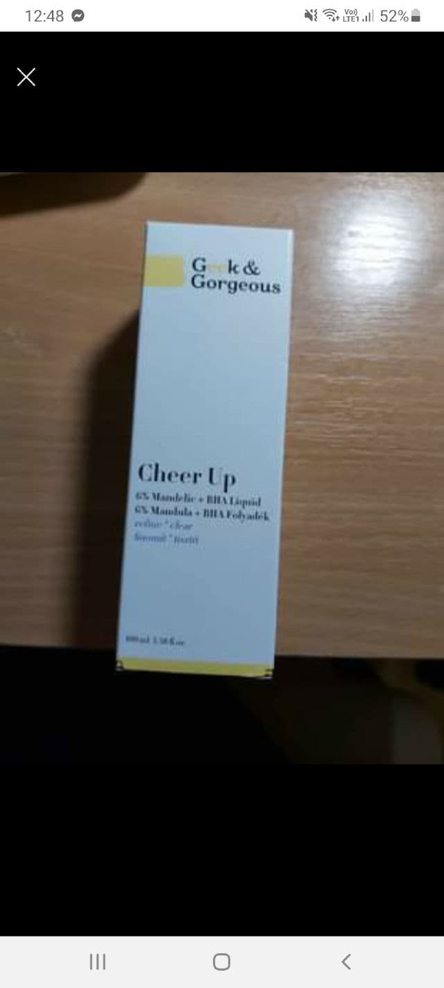 Geek & Gorgeous Cheer Up 6% Mandelic + BHA Liquid review photo by zsofia