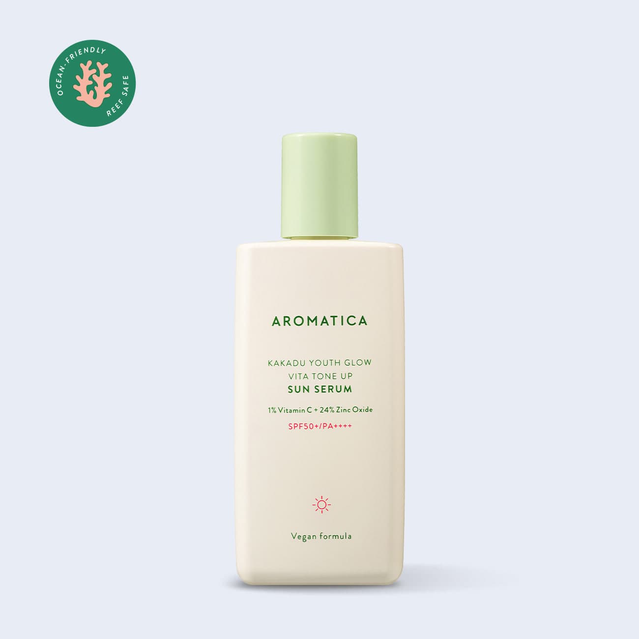 Kakadu Youth Glow Vita Tone Up Sun Serum 1% Vitamin C + 24% Zinc Oxide SPF50+/PA++++