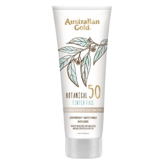 Botanical SPF 50 Tinted Face Sunscreen Lotion - Fair to Light